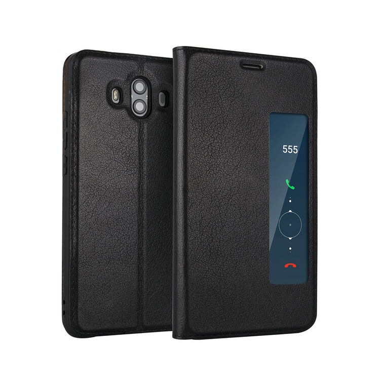 【送钢化膜】佩诺华为mate10真皮手机壳翻盖式皮质防摔男女全包商务