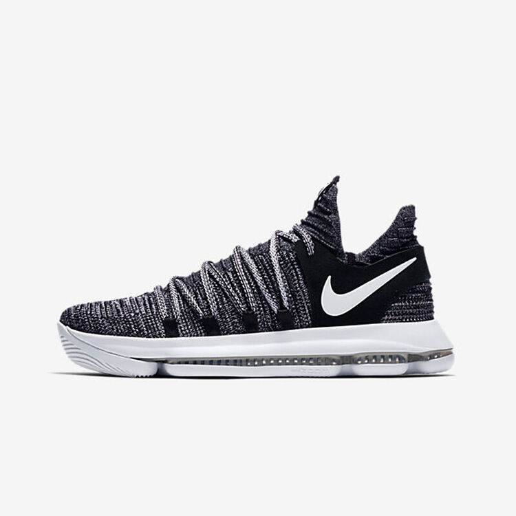现货nike zoom kd10耐克杜兰特10纯白冰蓝篮球鞋 897816-001 42.