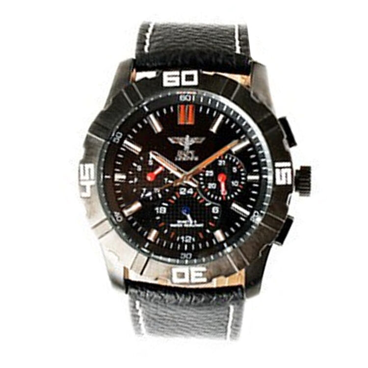 全球购 boy london bld717 多功能手表真皮时尚腕表男表防水石英表