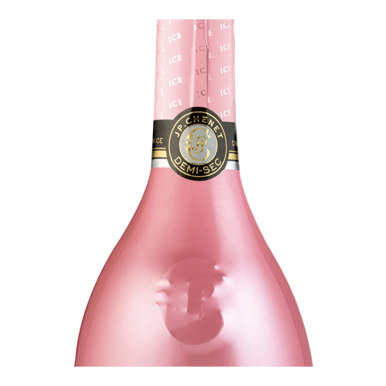 法国原瓶进口 香奈（J.P.CHENET）冰爽半干型桃红起泡葡萄酒 750ml 光明服务菜管家商品 