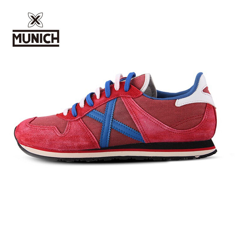 西班牙munich慕尼驰 手工男女情侣鞋 复古做旧款透气轻便休闲跑步鞋