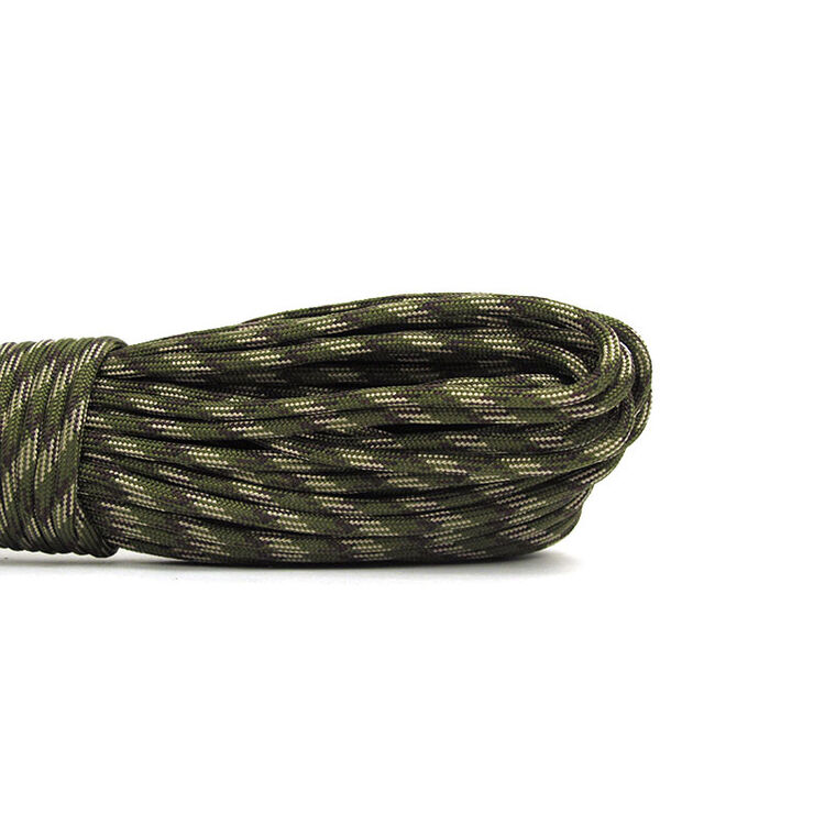 西户 伞兵绳7芯攀登极限运动装备绳登山户外绳索救生绳 迷彩色 100米