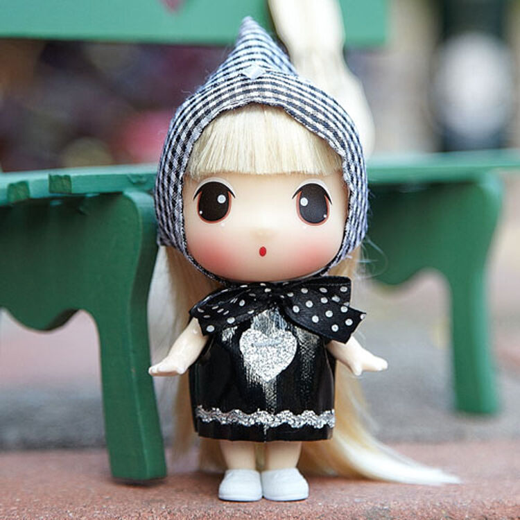 冬己(ddung) 韩国迷糊娃娃公仔挂饰女孩毛绒洋娃娃玩偶可爱节日礼物