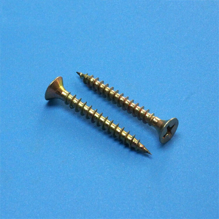 墨一 加硬自攻螺丝 十字沉头干壁钉 彩锌平头自攻钉木牙螺丝钉m3.