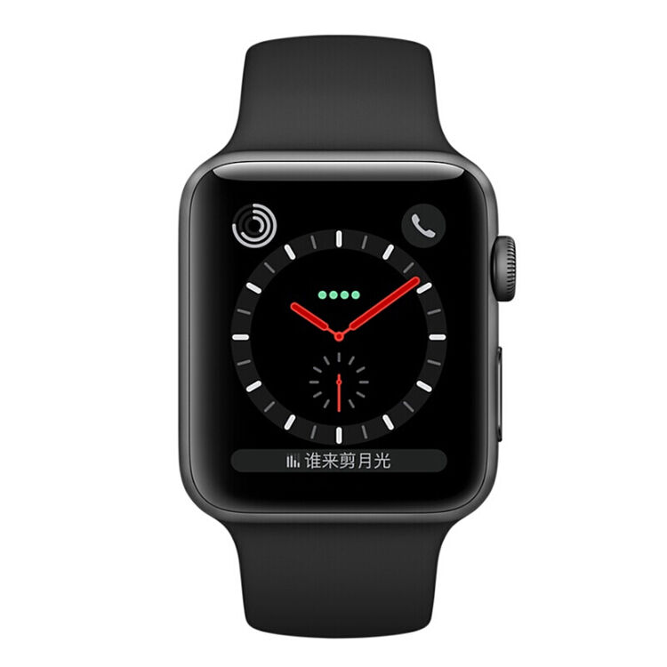 watch series 3 s3 第三代智能穿戴金属防水手表 不锈钢 黑色 运动型