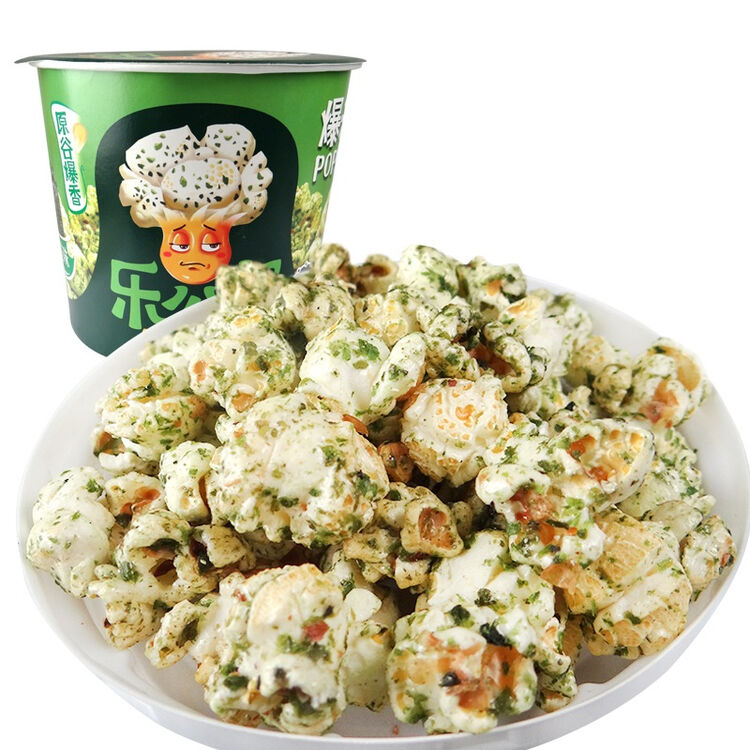 乐谷邦 桶装海苔味爆米花185g