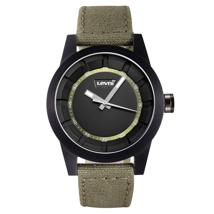 李维斯(levis)手表 商务时尚军绿带石英男表ltja0604a