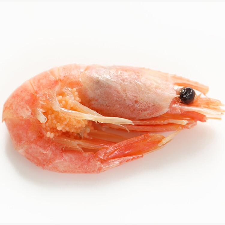 美加佳 加拿大熟凍北極甜蝦凈重400g 35-50只 北極甜蝦腹籽 熟凍甜蝦