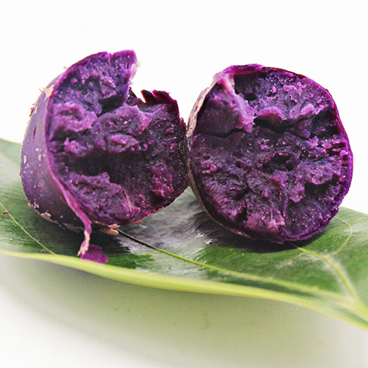 秀山紫薯农家新鲜紫薯紫心红薯地瓜仔芋现摘生紫芋头2500g