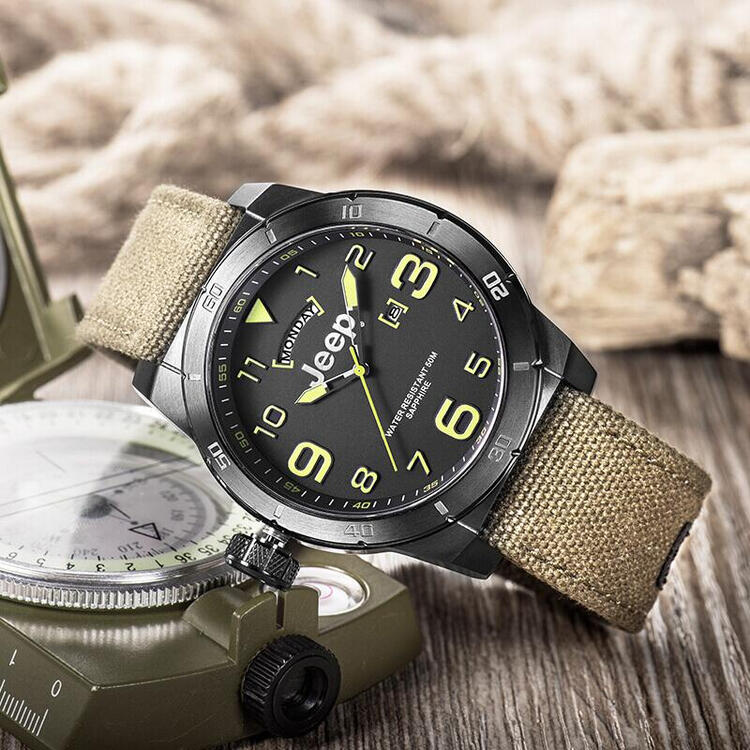 吉普(jeep)手表 牧马人系列 石英户外运动防水男士手表 jpw60402