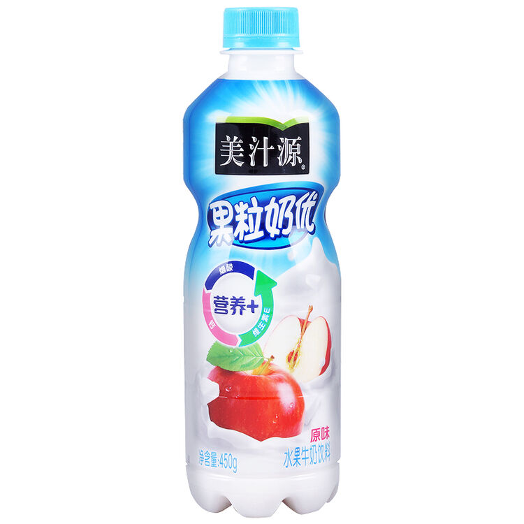 美汁源 mintue maid 果粒奶优饮料 营养原味 450g*15瓶整箱装【图片