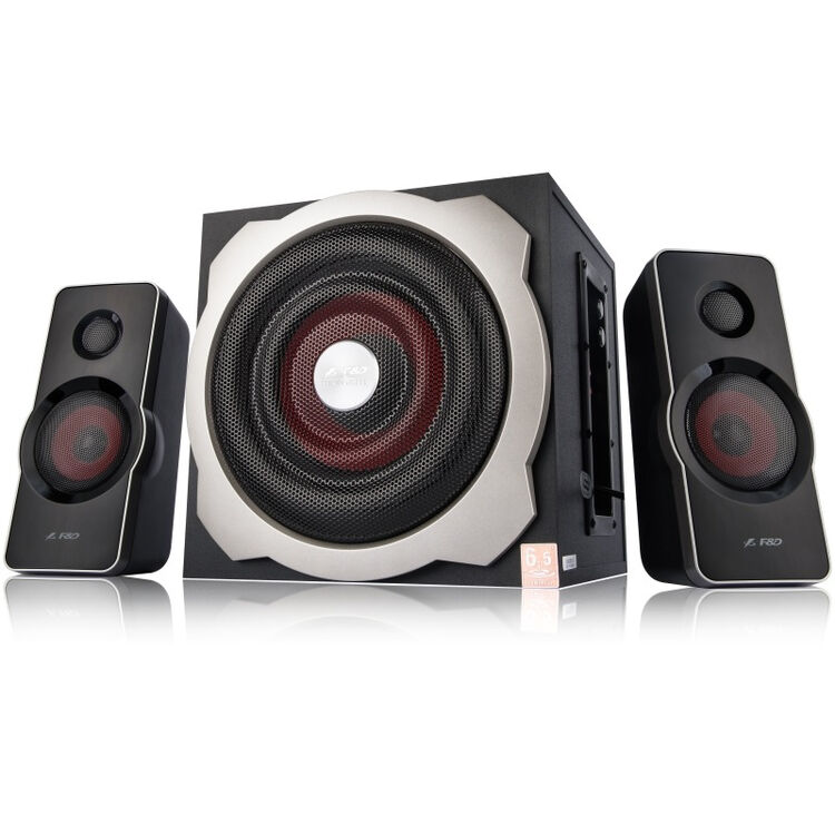 奋达(f&d)a511 2.1台式 多媒体音箱 木质 游戏 低音炮 音响