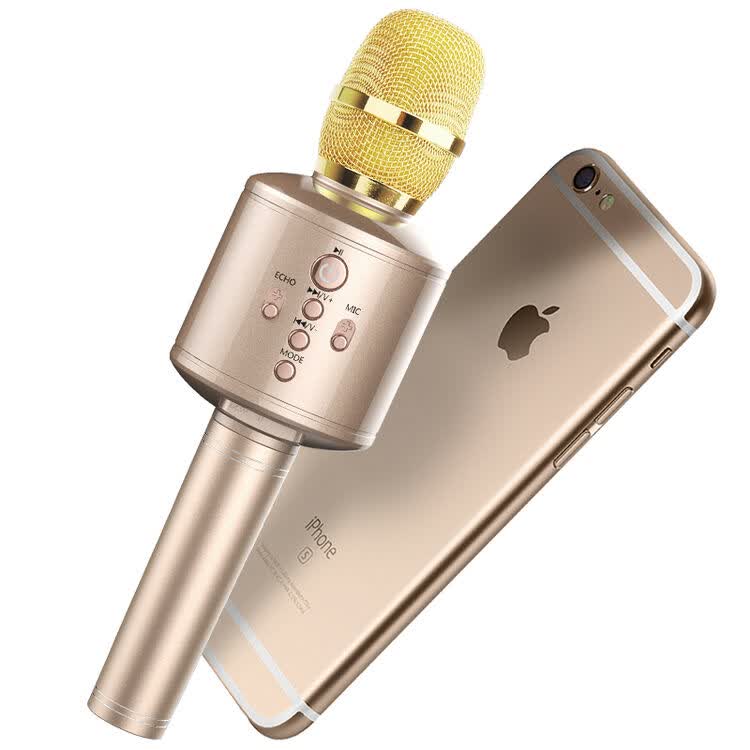 雅兰仕 (earise) q8手机麦克风无线蓝牙全民k歌宝电容话筒唱吧主播