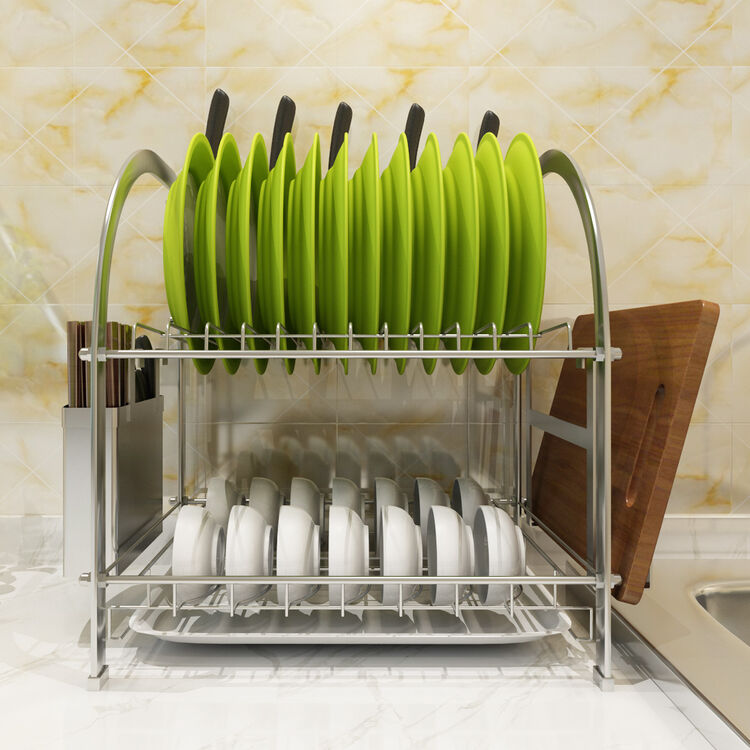 桑达 厨房置物架沥水架碗筷碗碟架沥碗架放盘子置放碗碟收纳架刀架