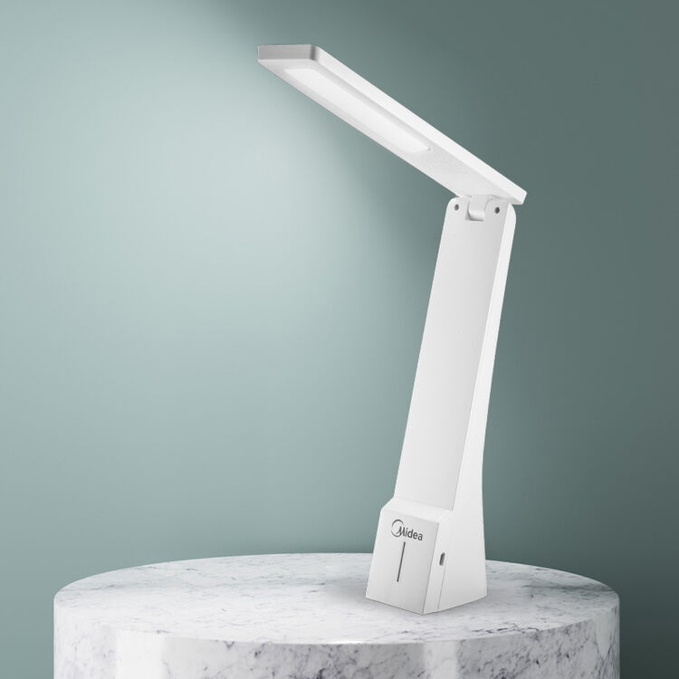 美的midea led台灯折叠usb可充电小台灯 护眼灯调光工作儿童大学生