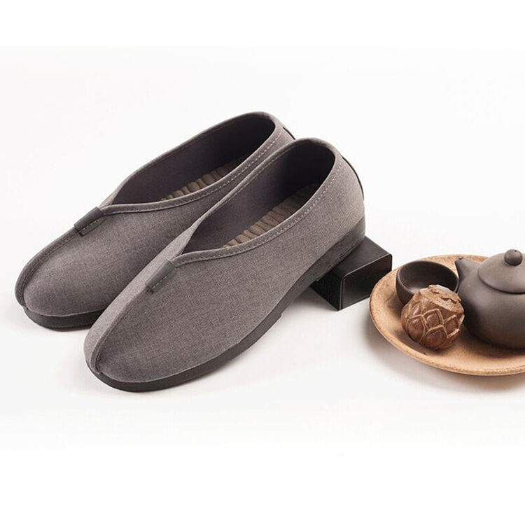 佛教用品僧鞋休闲单鞋罗汉和尚鞋四季冬季正宗了尘僧鞋居士鞋 灰色 38