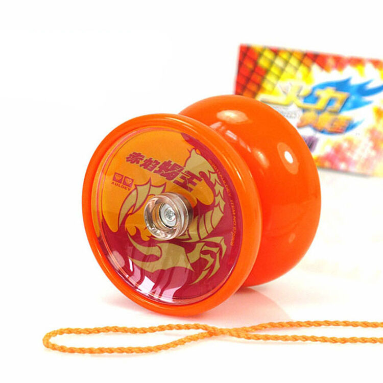 悠悠球手抓球溜溜球火力少年王动漫周边男孩儿童健身运动玩具 赤焰蝎