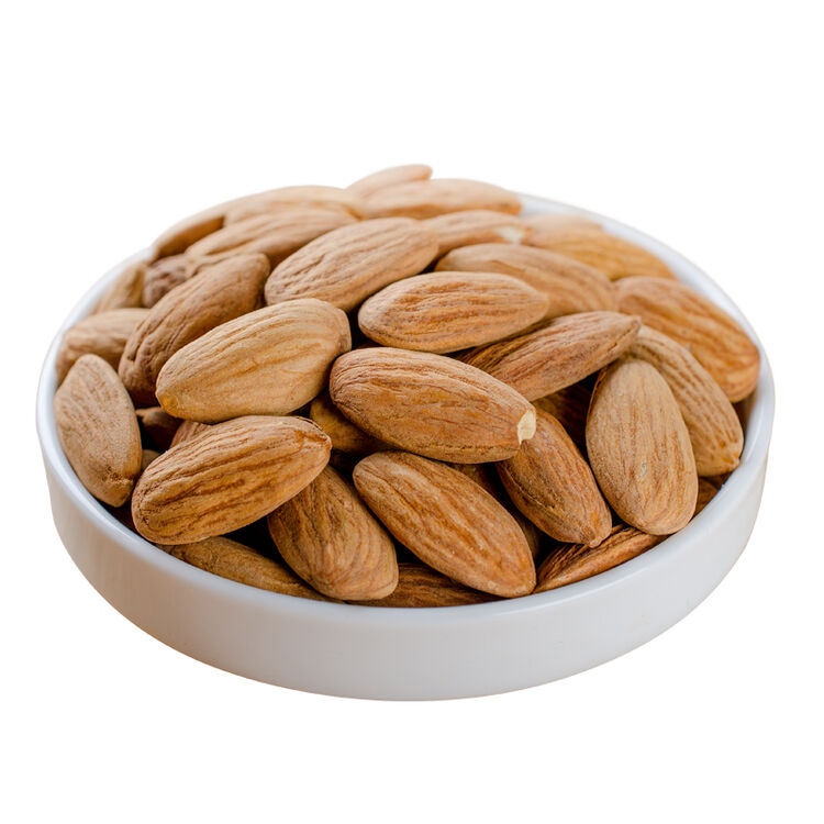 骁熊 大杏仁肉盐焗味无壳巴旦木仁连罐500g扁桃仁干果坚果零食 盐焗
