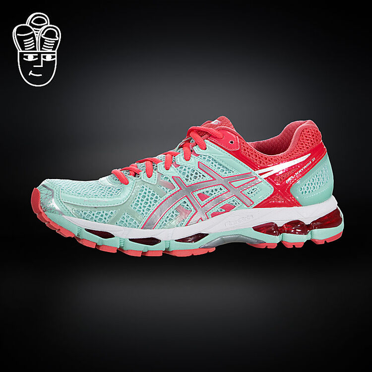亚瑟士asics gel-kayano 21爱世克斯 女子专业跑鞋 缓震跑步鞋 t4h7n6