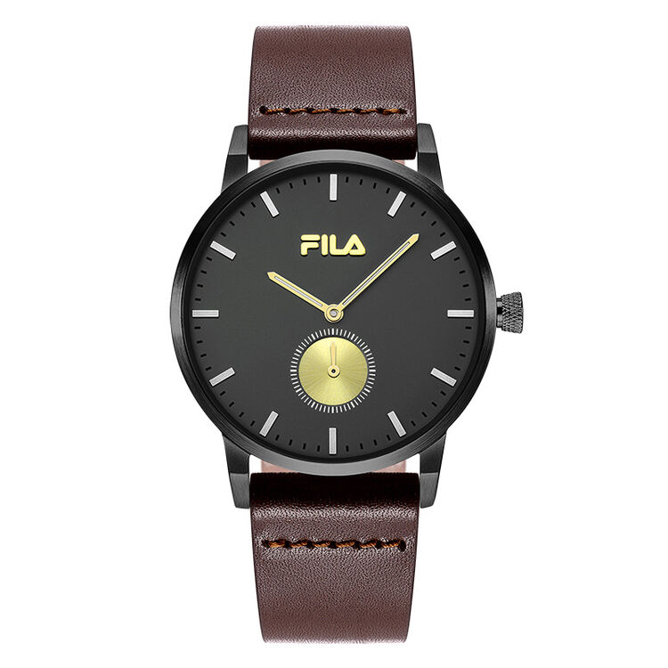 斐乐(fila)石英男表 简约潮流皮带夜光表男士手表 flm38-649-002