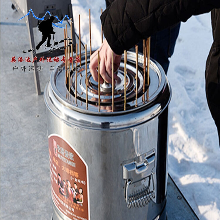 不锈钢焖烤炭烤炉 牛羊肉串吊炉木炭烧烤炉