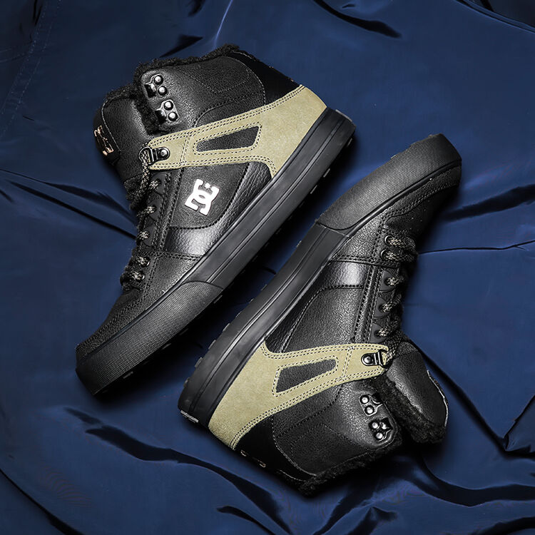 dcshoecousa男潮黑运动休闲滑板鞋adys400005-bve 黑色bve 44