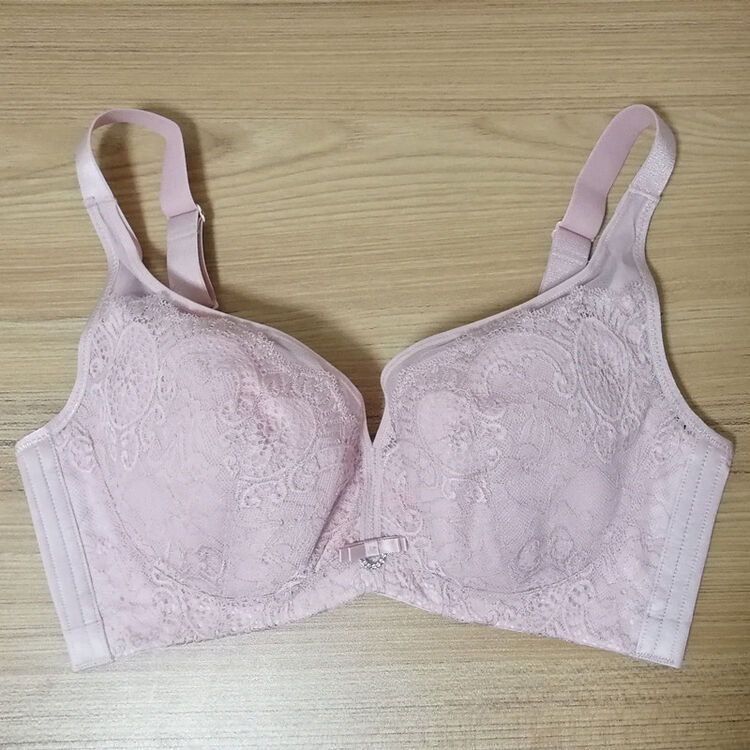 澳娜芬 丰满型呼吸薄杯定型文胸8654 甜蜜粉 75d/34d
