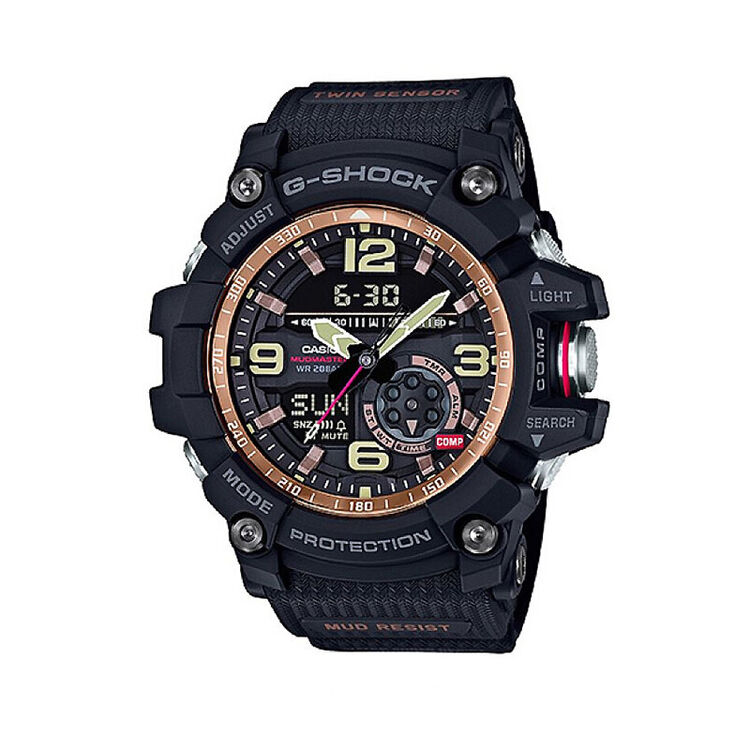 卡西欧(casio)手表 g-shock 小泥王 男士防尘防泥温度感应指南针运动