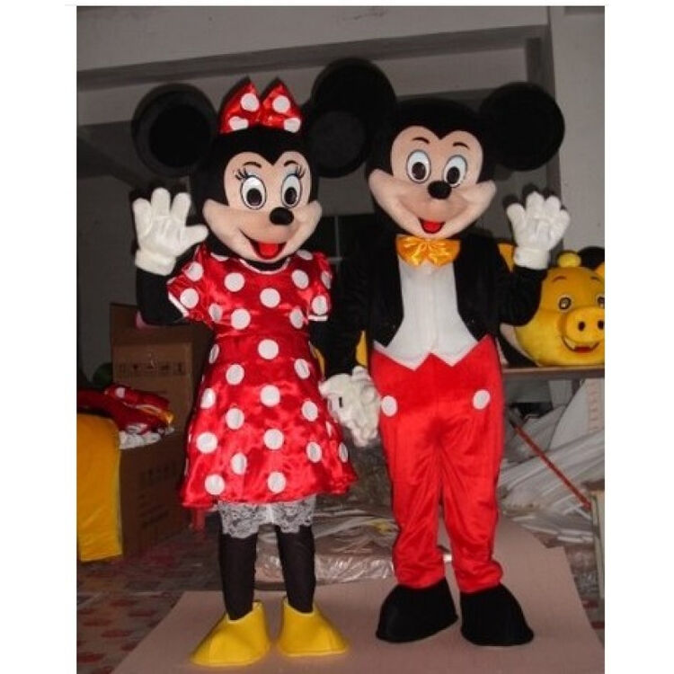 米老鼠卡通服装米奇米妮人穿行走玩偶道具服动漫人物演出服装 米妮(女