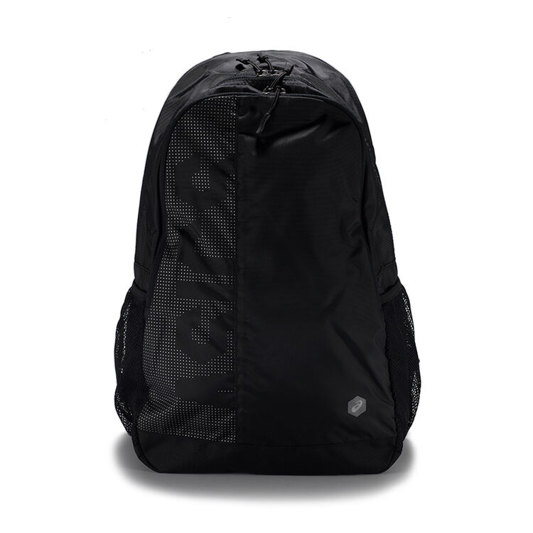 asics亚瑟士18春夏运动背包男女双肩包运动休闲 828p01-0904 黑色 os