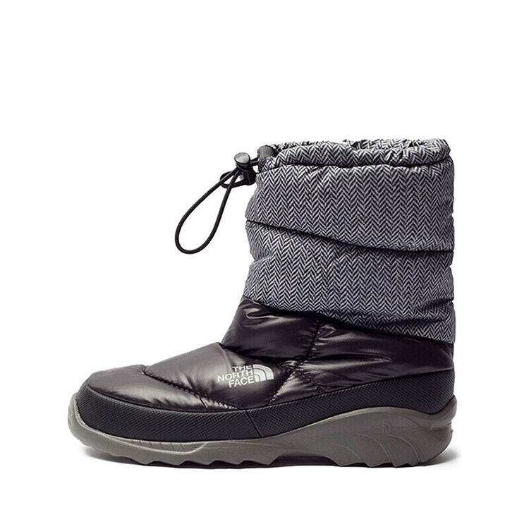 the north face 北面男footwear休闲鞋棉鞋雪地靴ahdp 黑色 9