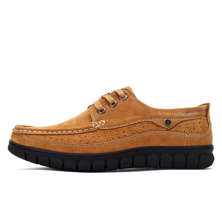 鞋商务休闲复古低帮英伦休闲鞋 黄色 38【图片 价格 品牌 评论】-京东