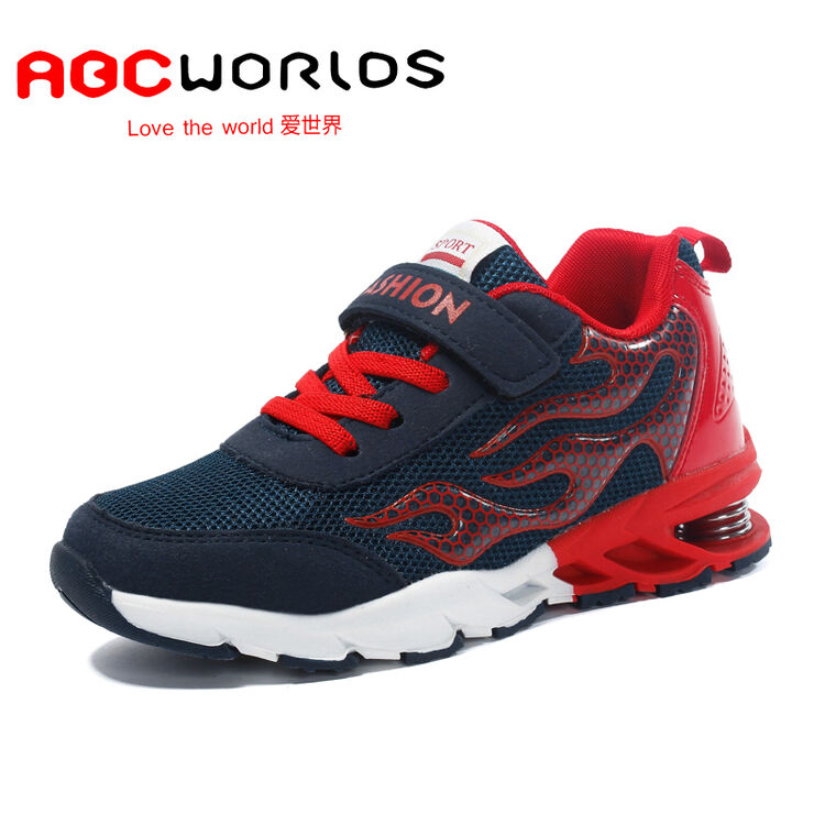 abcworlds abc童鞋男儿童运动鞋2018新款弹簧鞋休闲鞋中大童篮球鞋