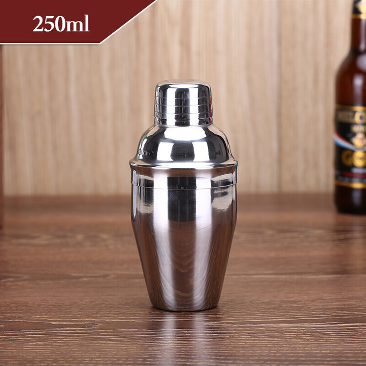 调酒奶茶工具不锈钢雪克壶shaker壶调酒壶调酒器摇酒壶雪克杯 250ml