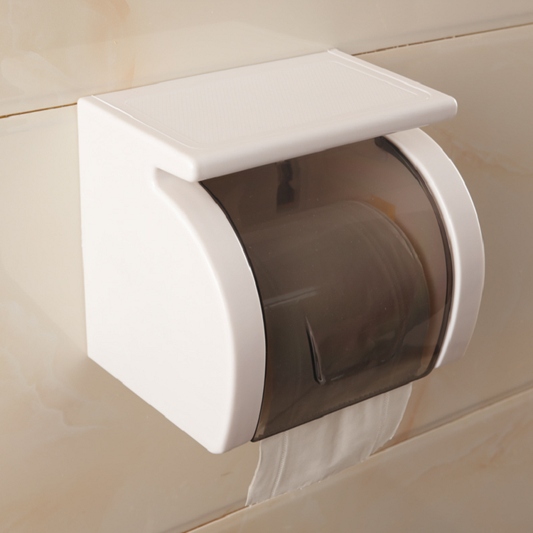 卫生间纸巾盒厕所卷纸筒创意免打孔防水卷纸架吸盘厕纸盒置物架 免