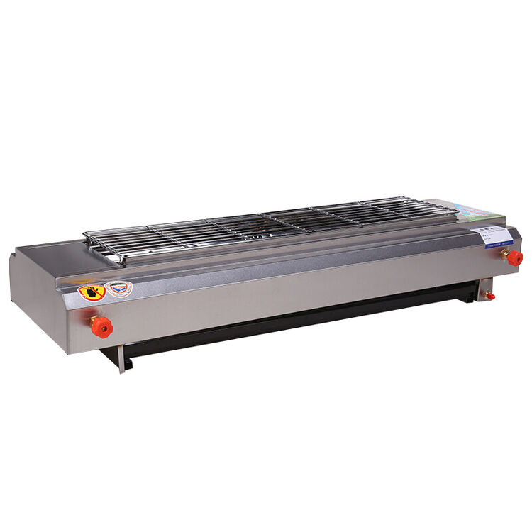 燃气烧烤炉商用液化气煤气无烟烧烤架烤面筋肉串炉子 60型 烤网40*18