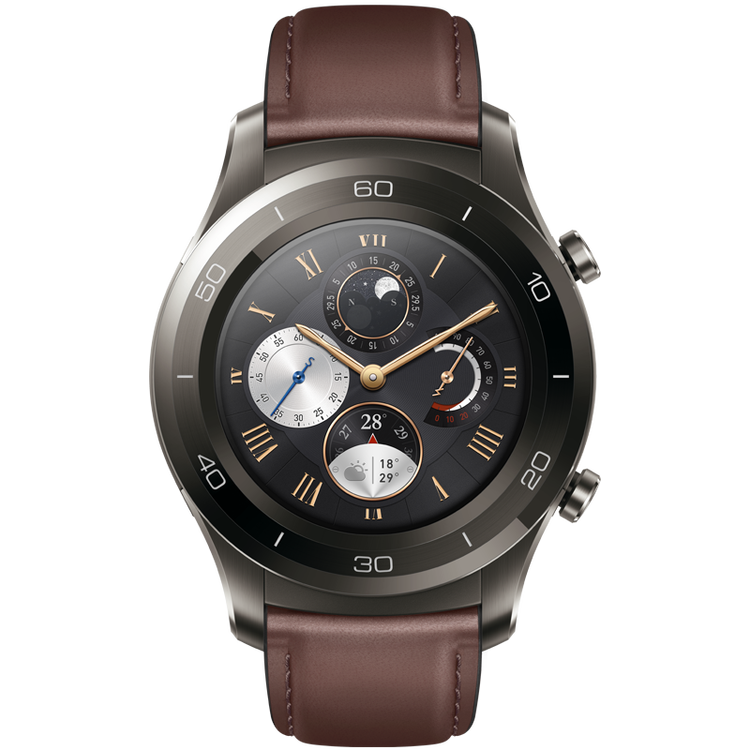 华为huawei watch 2 pro 智能手环表运动穿戴蓝牙耳机通电话 钛银灰