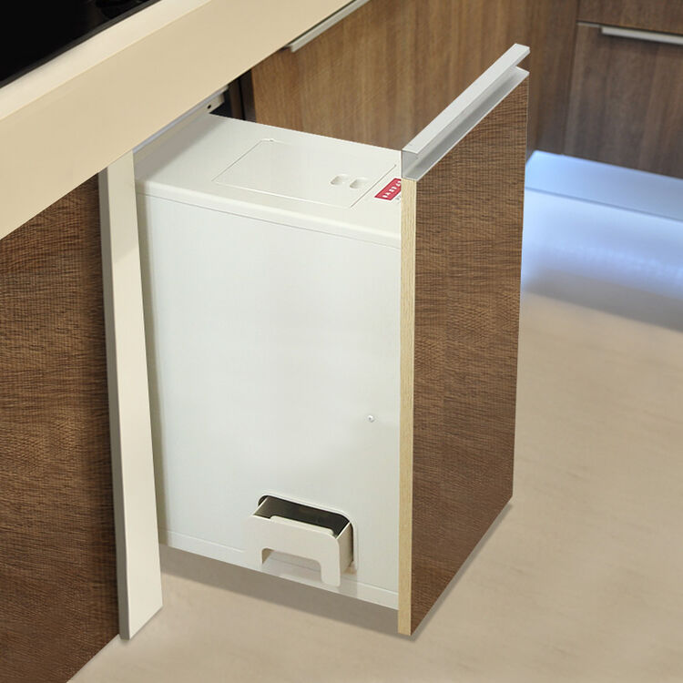 厨房连门抽拉橱柜米箱嵌入式防虫防潮储米桶米柜阻尼自动计量 米箱300