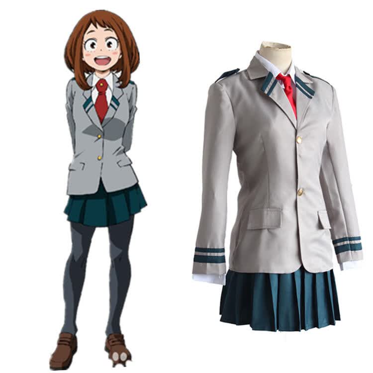 阿坡饵我的英雄学院丽日御茶子cos服日式动漫制服校服cosplay服装女