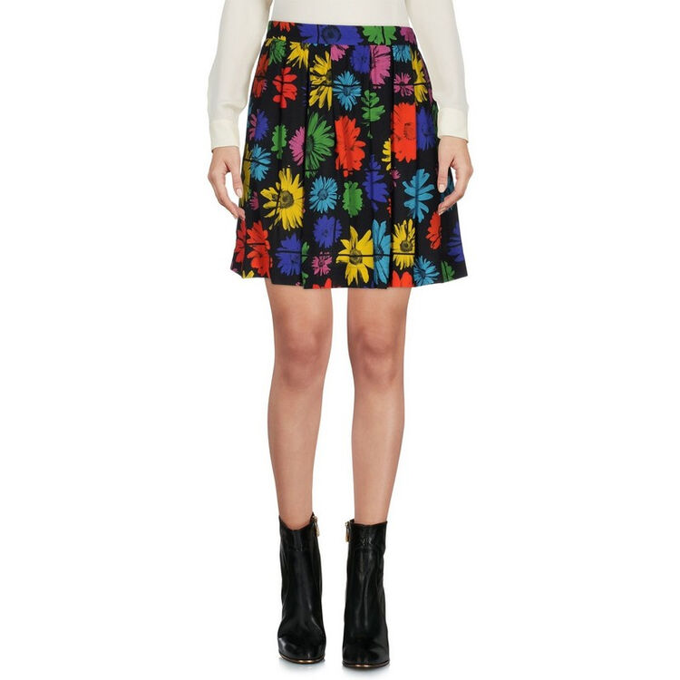 莫斯奇诺(moschino)女士半身裙 丝质 百褶 印花 71021yx12704