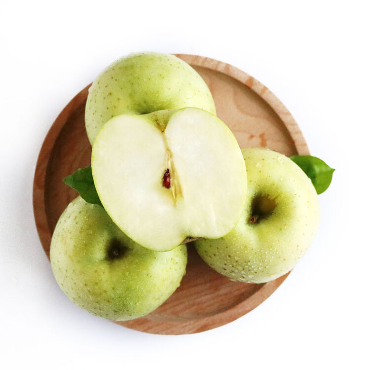 兴业源 山东烟台王林青森苹果 脆甜青苹果 9粒装 重约2.5kg 新鲜水果