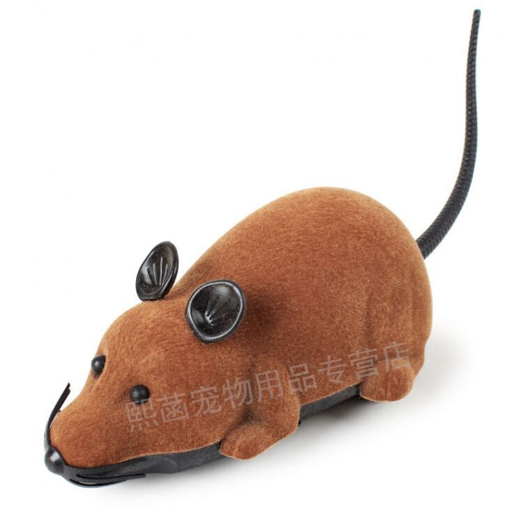 遥控遥控老鼠耗子宠物玩具宠物用品猫玩具老鼠玩具趣味逼真互动耗子