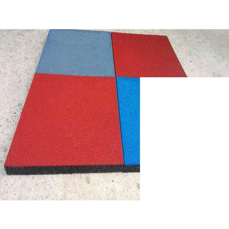 橡胶 塑胶地垫 运动地板 幼儿园 室外健身房 学校舞蹈地胶d 红色50*50