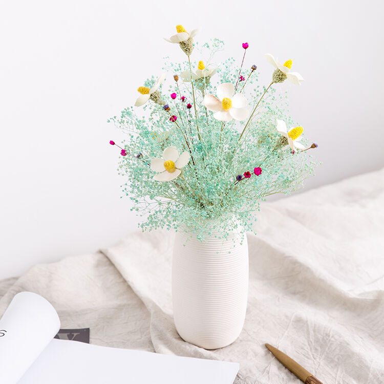 满天星含花瓶模样紫罗兰 开心花 我喜欢的样子你都有 岛屿天堂蓝