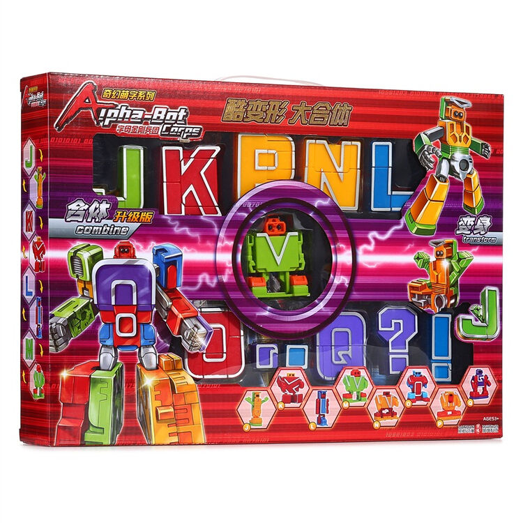 顺乾动漫(sunqan)字母符号金刚 字母金刚战队 字母金刚 字母变形 字母