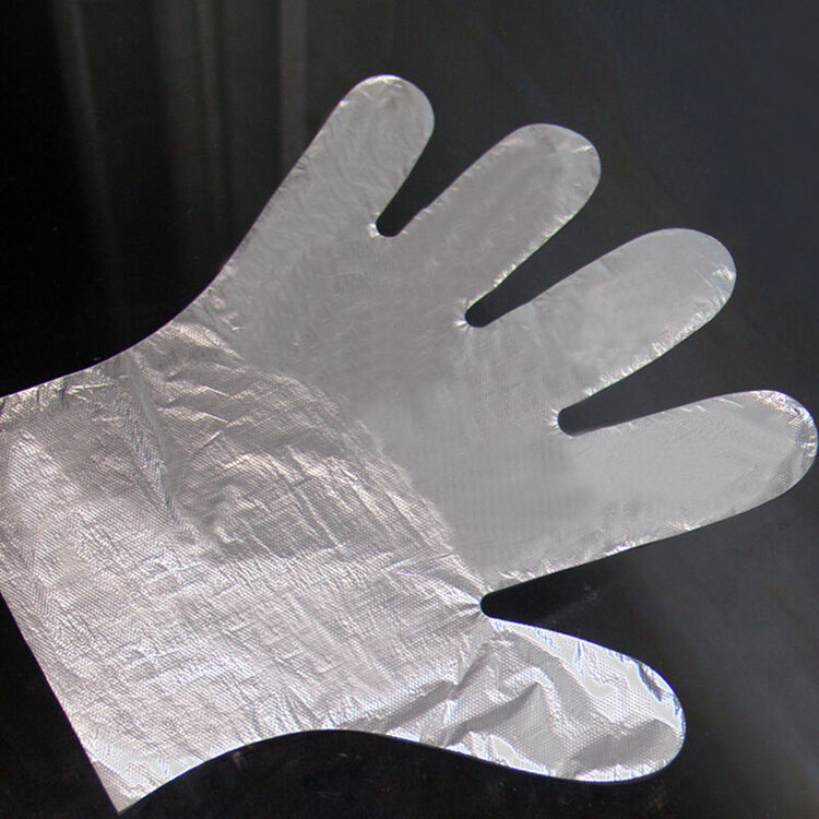 创意简约一次性手套食品餐饮美容家务手膜手套加厚pe透明塑料薄膜一次