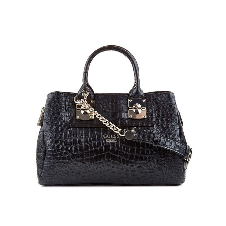 盖斯(guess)女包 女士经典手提包斜挎包单肩包 奢侈品 全球购 蓝色