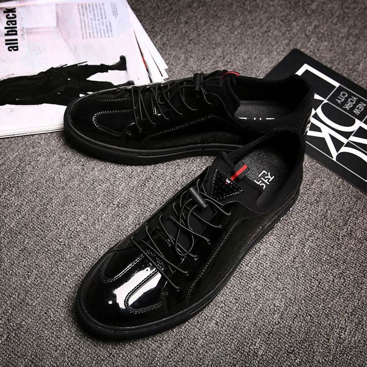 欧洲站男鞋子韩版休闲板鞋网红快手红人老方丈天佑上官带刀同款鞋