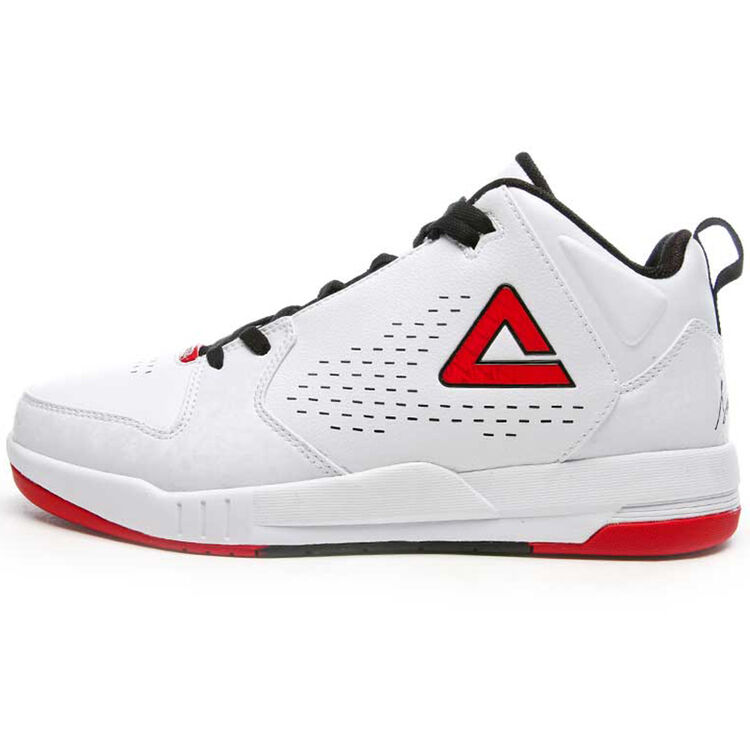 匹克篮球鞋男鞋 巴蒂尔战靴中高帮运动鞋子耐磨缓震透气球鞋 大白