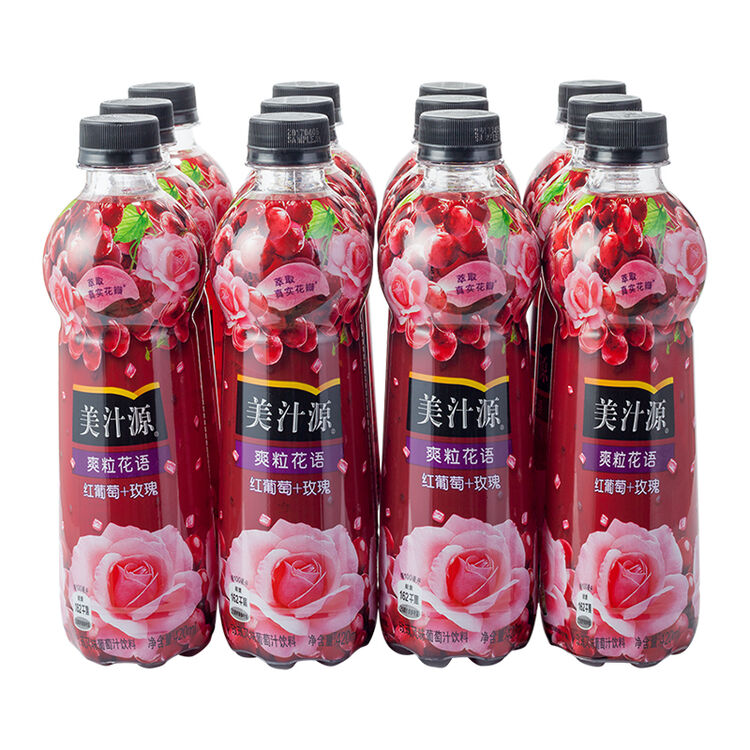 美汁源minute Maid 爽粒花语红葡萄汁果汁饮料4ml 12瓶整箱装可口可乐公司出品 图片价格品牌评论 京东